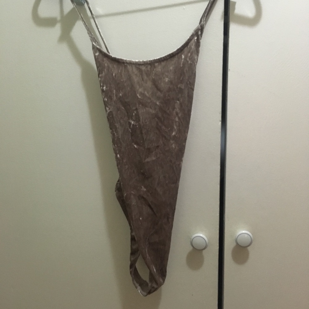 Velvet leotard